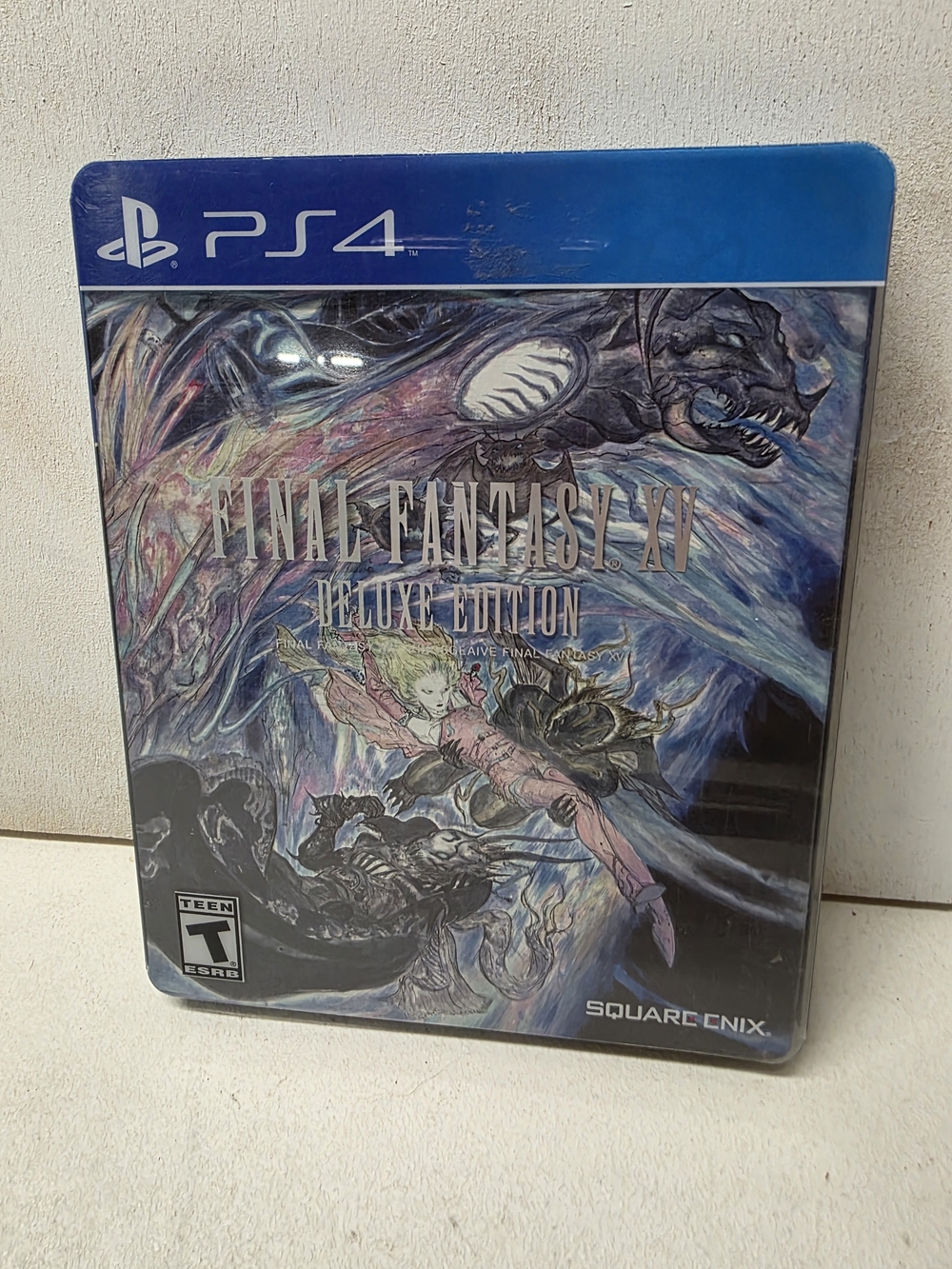 Final Fantasy XV Deluxe Edition PS4 Steelbook Complete Kingsglaive Tested